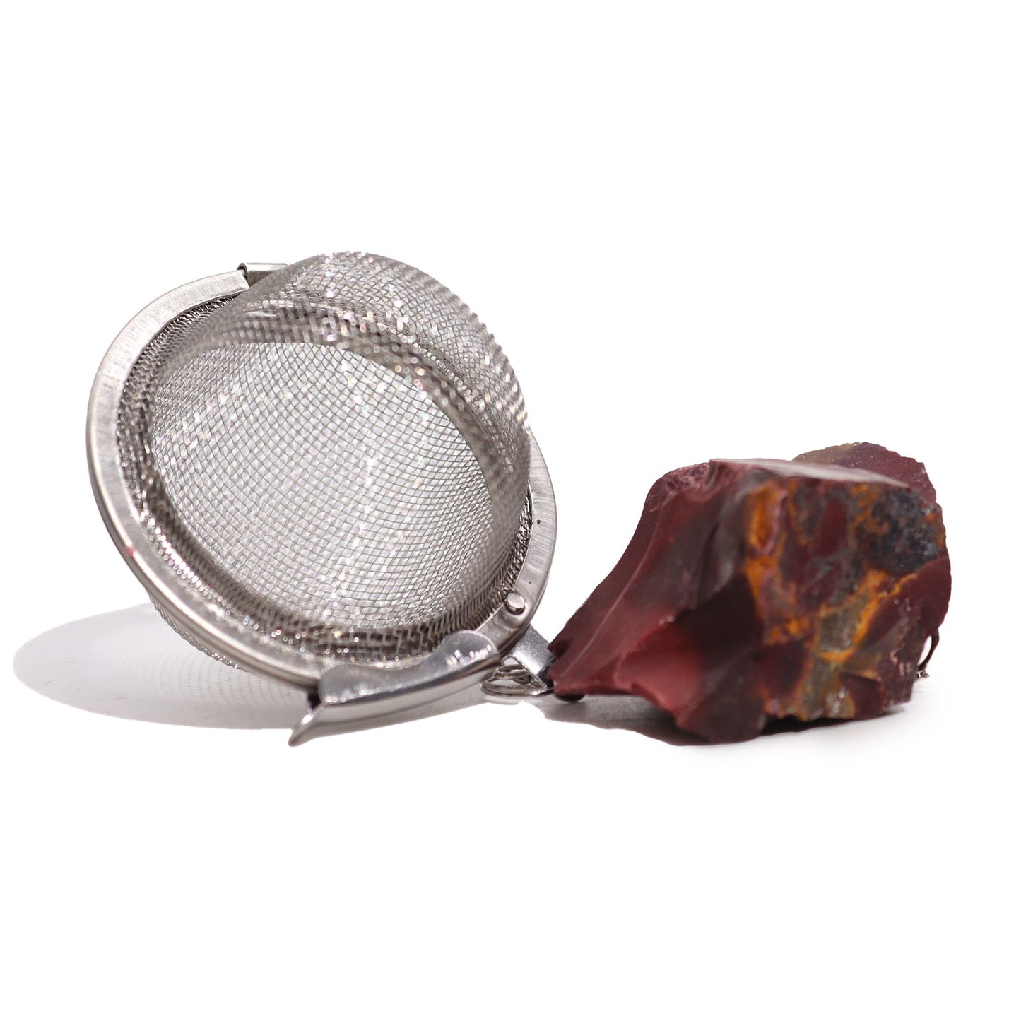 Raw Gemstone Tea Strainer – Mookaite