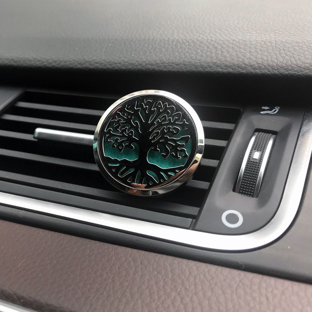 Lotus Buddha Aromatherapy Car Diffuser – Stainless Steel Vent Clip (30mm)