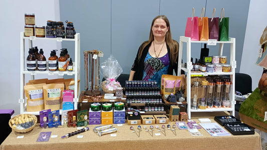 Plentuspire wellness product stall at the York Summer Wellbeing Festival.