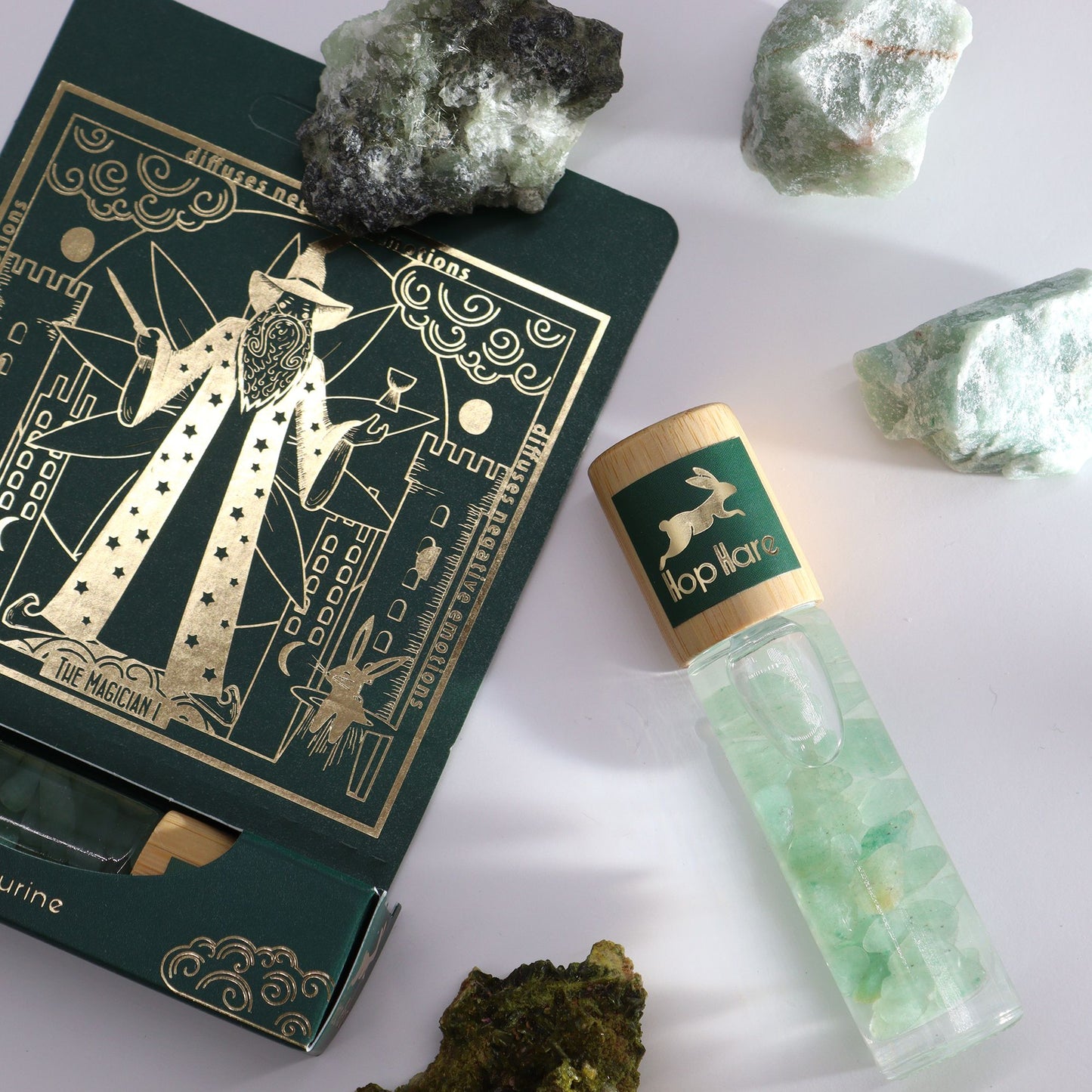 Hop Hare Essential Oil Gemstone Roll On – The Magician 10ml