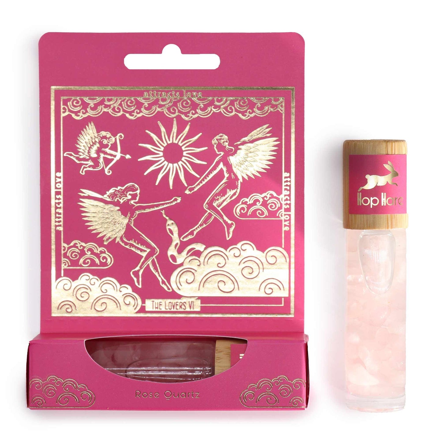 Hop Hare Essential Oil Gemstone Roll On – The Lovers 10ml