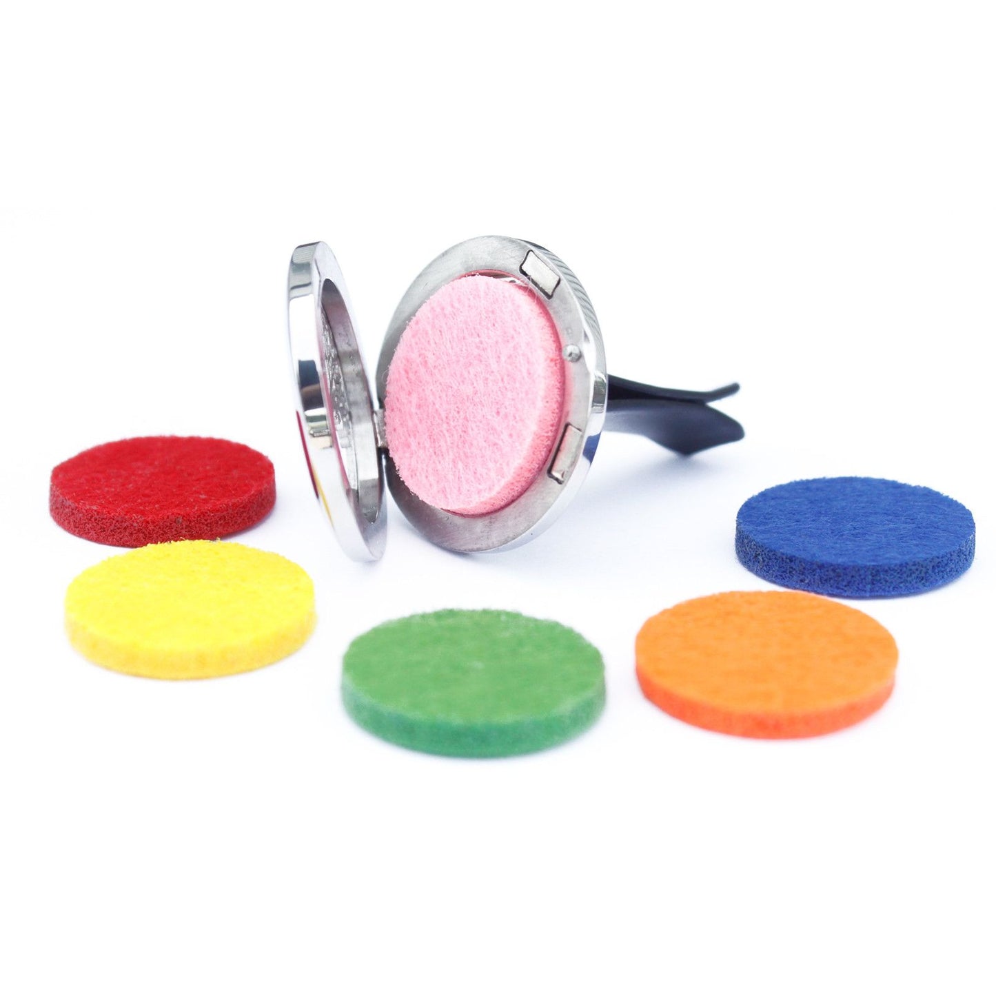 Auto Wheel Aromatherapy Car Diffuser – Stainless Steel Vent Clip (30mm)