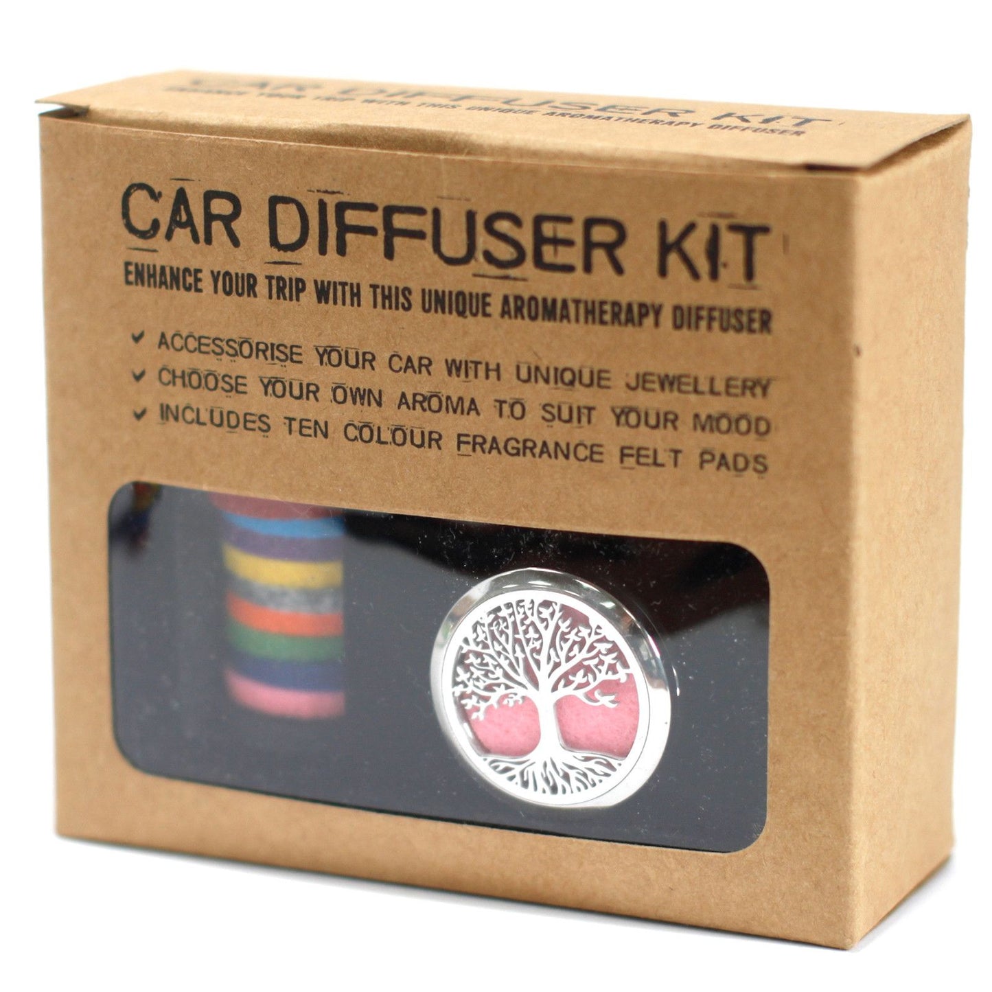Auto Wheel Aromatherapy Car Diffuser – Stainless Steel Vent Clip (30mm)