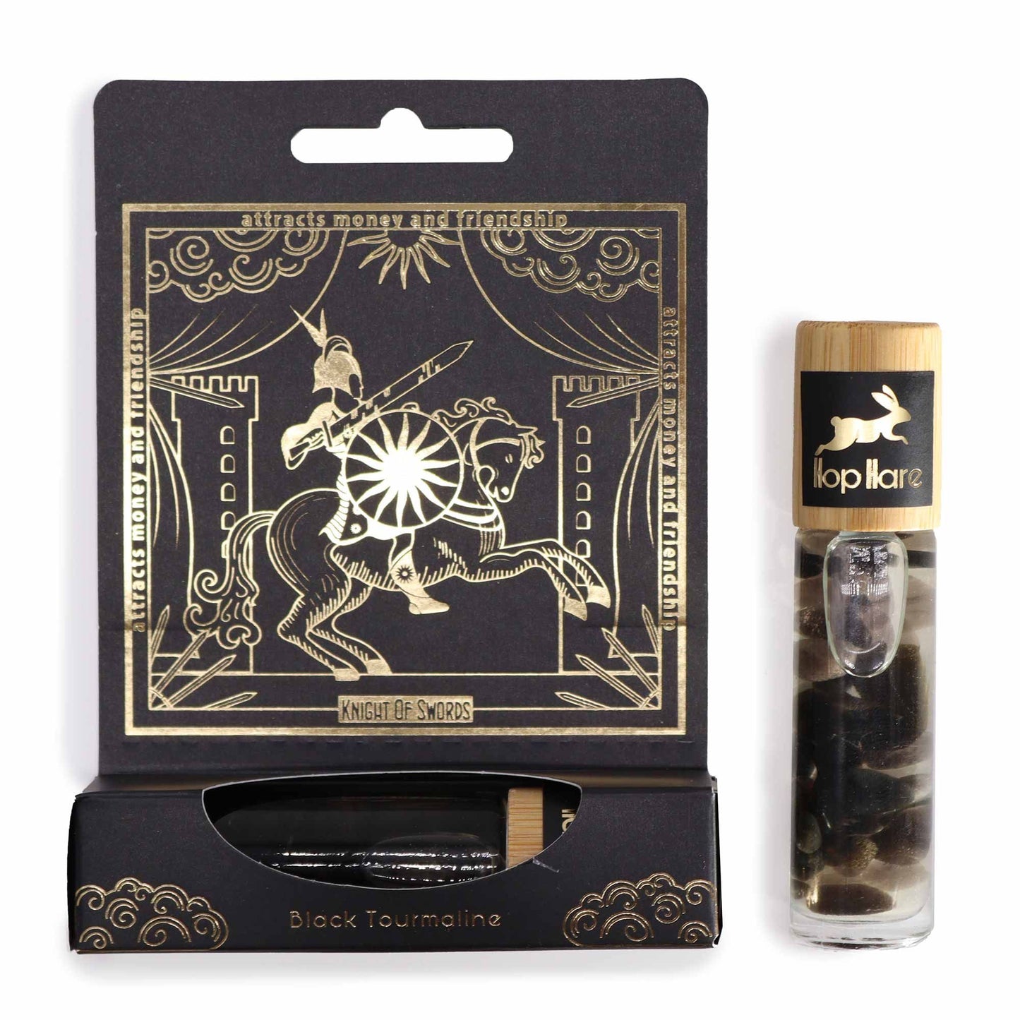 Hop Hare Essential Oil Gemstone Roll On – The Knight of Swords 10ml