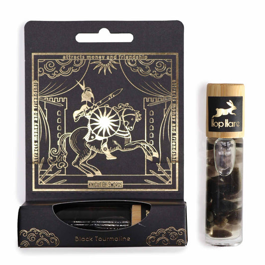 Hop Hare Essential Oil Gemstone Roll On – The Knight of Swords 10ml