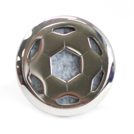 Football stainless steel car diffuser kit vent clip with essential oil felt pads